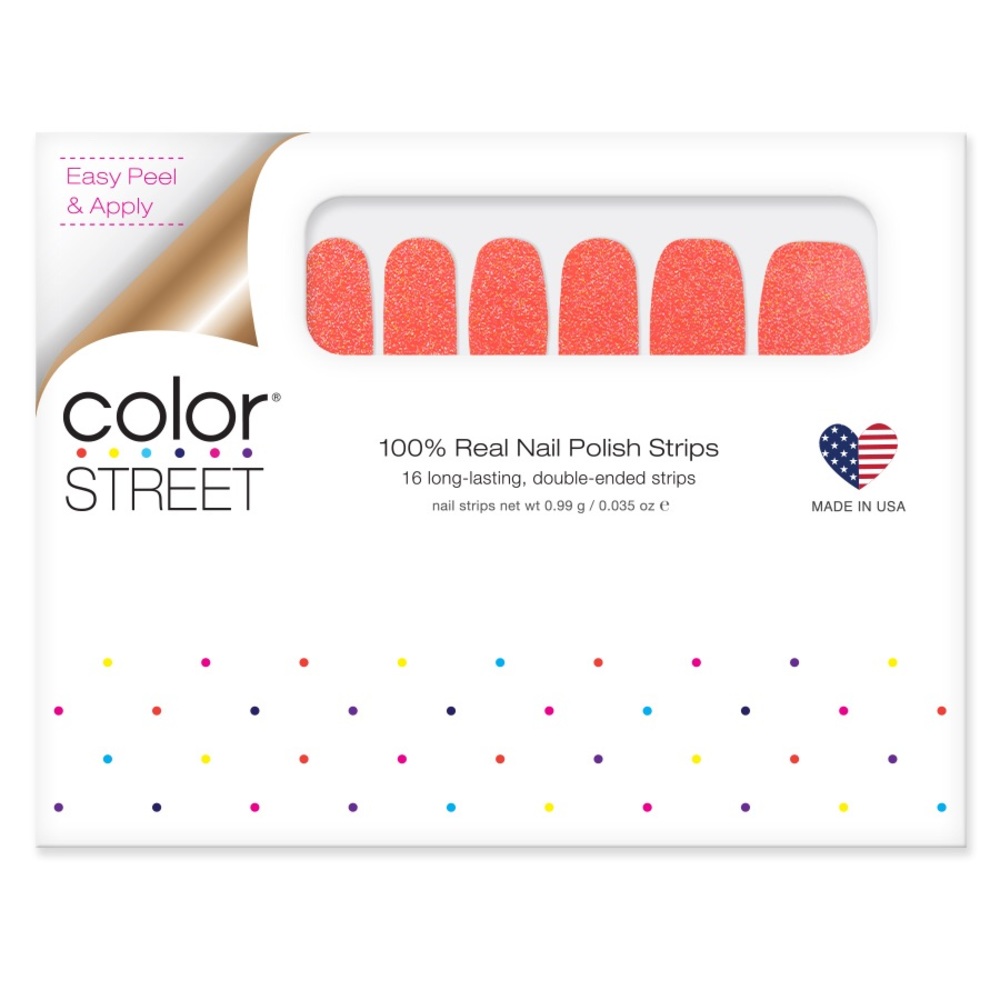 ⤵️PRICE! colorSTREET You're Corally Invited (GLITTER) - Picture 2 of 4